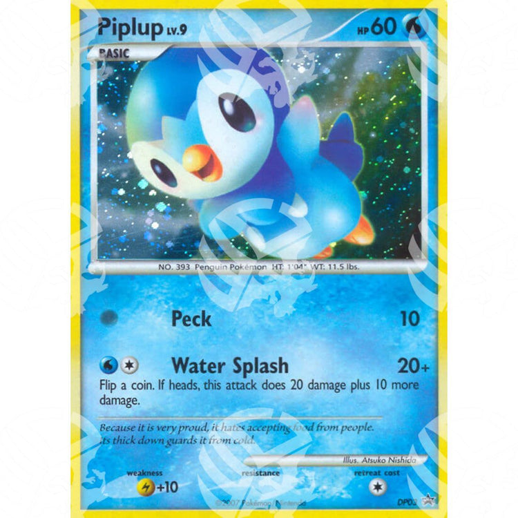 Black Star Promos - DP - Piplup - Holo Promo DP03 - Warcard - Black Star Promos - DP - Piplup - Holo Promo DP03 i prezzi più bassi sul mercato, solo da www.warcardshop.com! Carte singole, box, buste e mazzi.