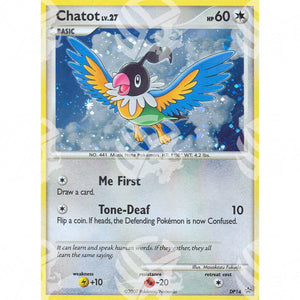 Black Star Promos - DP - Chatot - Holo Promo DP14 - Warcard - Black Star Promos - DP - Chatot - Holo Promo DP14 i prezzi più bassi sul mercato, solo da www.warcardshop.com! Carte singole, box, buste e mazzi.