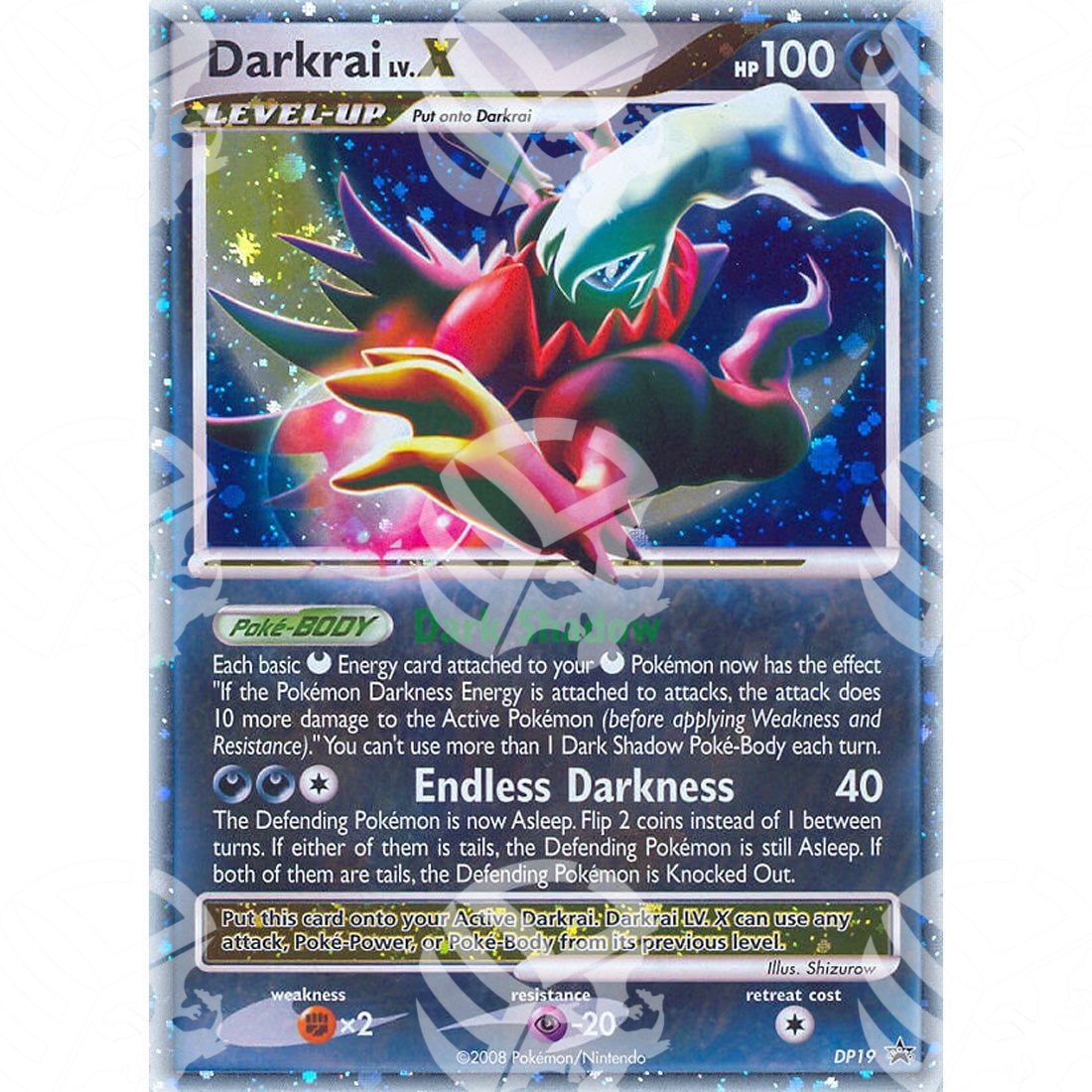 Black Star Promos - DP - Darkrai LV.X - Holo Promo DP19 - Warcard - Black Star Promos - DP - Darkrai LV.X - Holo Promo DP19 i prezzi più bassi sul mercato, solo da www.warcardshop.com! Carte singole, box, buste e mazzi.