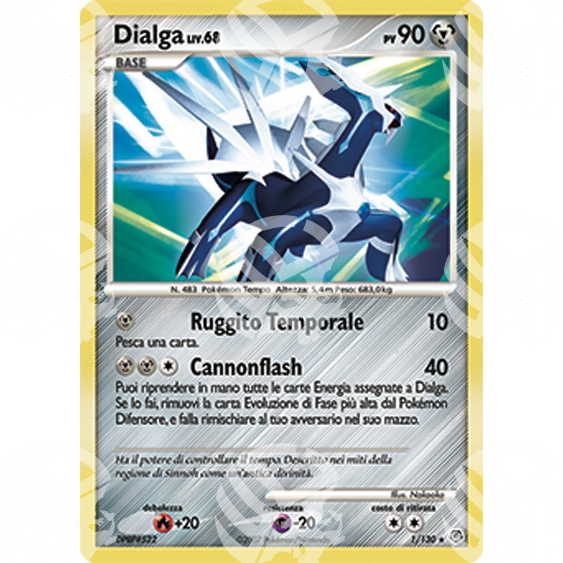 Diamante e Perla - Dialga Lv.68 - Holo Rare 1/130 - Warcard - Diamante e Perla - Dialga Lv.68 - Holo Rare 1/130 i prezzi più bassi sul mercato, solo da www.warcardshop.com! Carte singole, box, buste e mazzi.