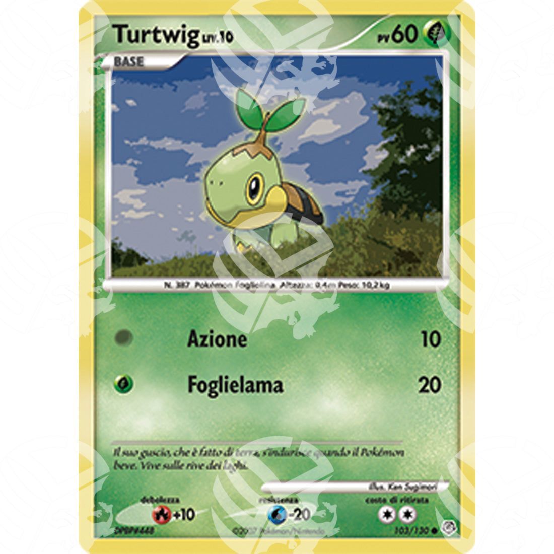 Diamante e Perla - Turtwig Lv.10 - 103/130 - Warcard - Diamante e Perla - Turtwig Lv.10 - 103/130 i prezzi più bassi sul mercato, solo da www.warcardshop.com! Carte singole, box, buste e mazzi.