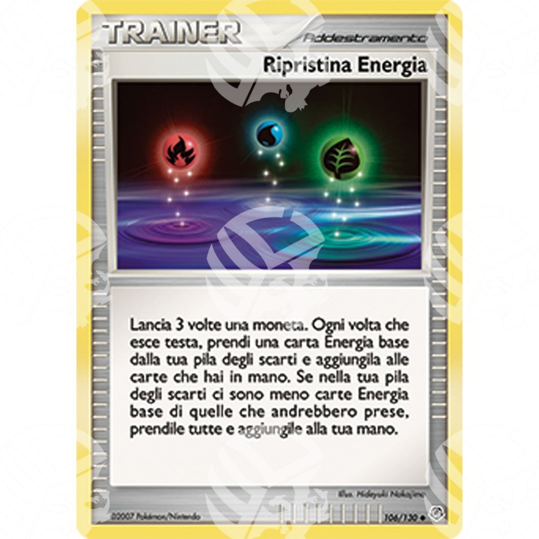 Diamante e Perla - Energy Restore - 106/130 - Warcard - Diamante e Perla - Energy Restore - 106/130 i prezzi più bassi sul mercato, solo da www.warcardshop.com! Carte singole, box, buste e mazzi.