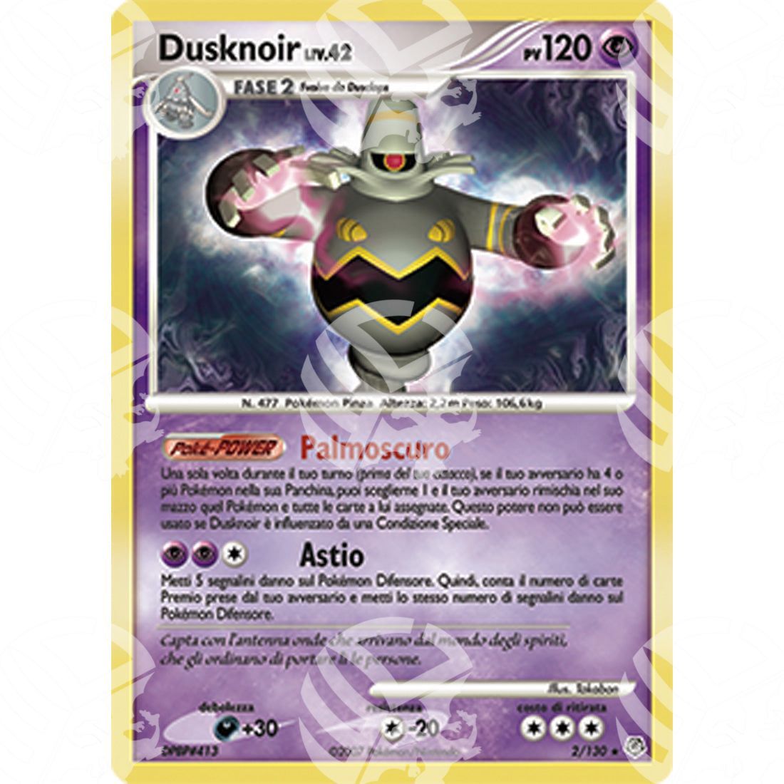 Diamante e Perla - Dusknoir Lv.42 - Holo Rare 2/130 - Warcard - Diamante e Perla - Dusknoir Lv.42 - Holo Rare 2/130 i prezzi più bassi sul mercato, solo da www.warcardshop.com! Carte singole, box, buste e mazzi.