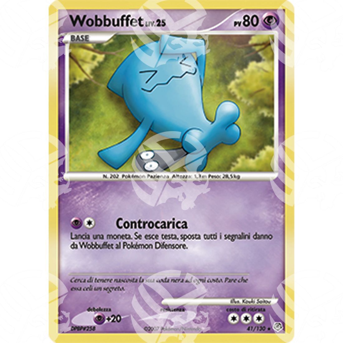 Diamante e Perla - Wobbuffet Lv.25 - 41/130 - Warcard - Diamante e Perla - Wobbuffet Lv.25 - 41/130 i prezzi più bassi sul mercato, solo da www.warcardshop.com! Carte singole, box, buste e mazzi.