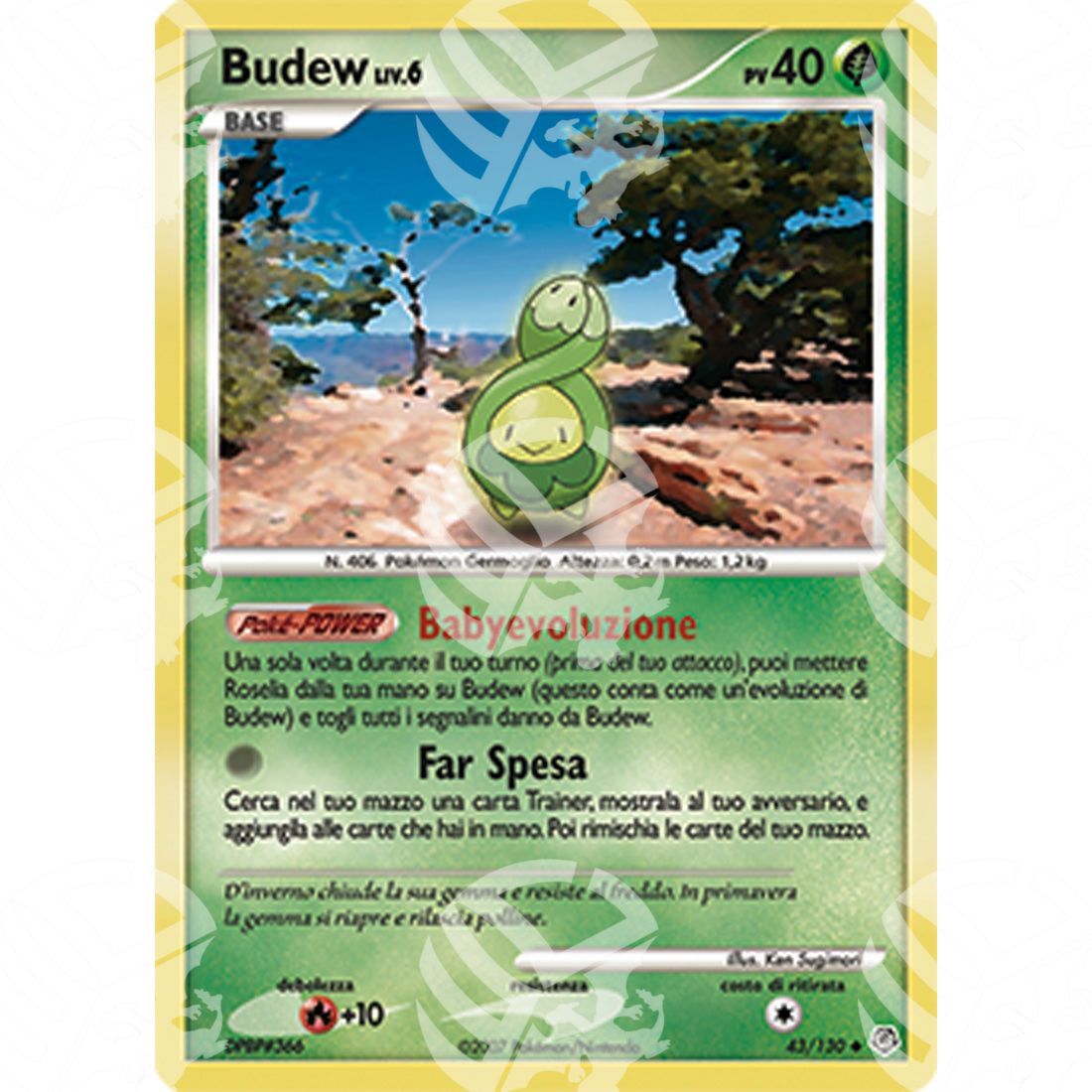 Diamante e Perla - Budew Lv.6 - 43/130 - Warcard - Diamante e Perla - Budew Lv.6 - 43/130 i prezzi più bassi sul mercato, solo da www.warcardshop.com! Carte singole, box, buste e mazzi.