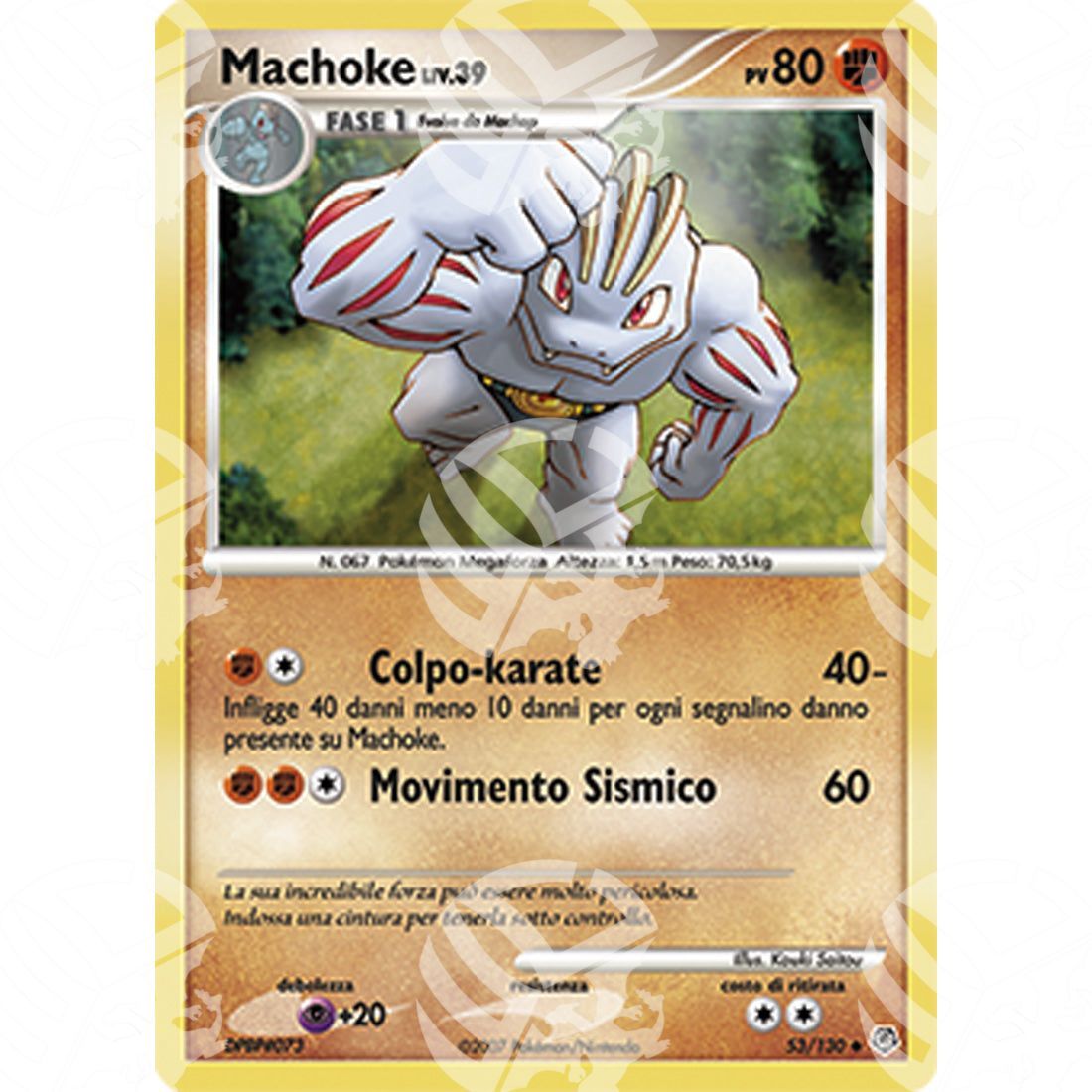 Diamante e Perla - Machoke Lv.39 - 53/130 - Warcard - Diamante e Perla - Machoke Lv.39 - 53/130 i prezzi più bassi sul mercato, solo da www.warcardshop.com! Carte singole, box, buste e mazzi.