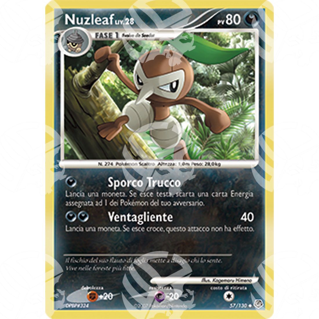 Diamante e Perla - Nuzleaf Lv.28 - 57/130 - Warcard - Diamante e Perla - Nuzleaf Lv.28 - 57/130 i prezzi più bassi sul mercato, solo da www.warcardshop.com! Carte singole, box, buste e mazzi.