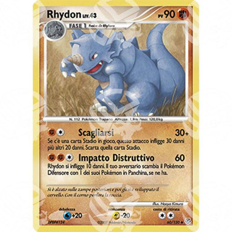 Diamante e Perla - Rhydon Lv.43 - 60/130 - Warcard - Diamante e Perla - Rhydon Lv.43 - 60/130 i prezzi più bassi sul mercato, solo da www.warcardshop.com! Carte singole, box, buste e mazzi.