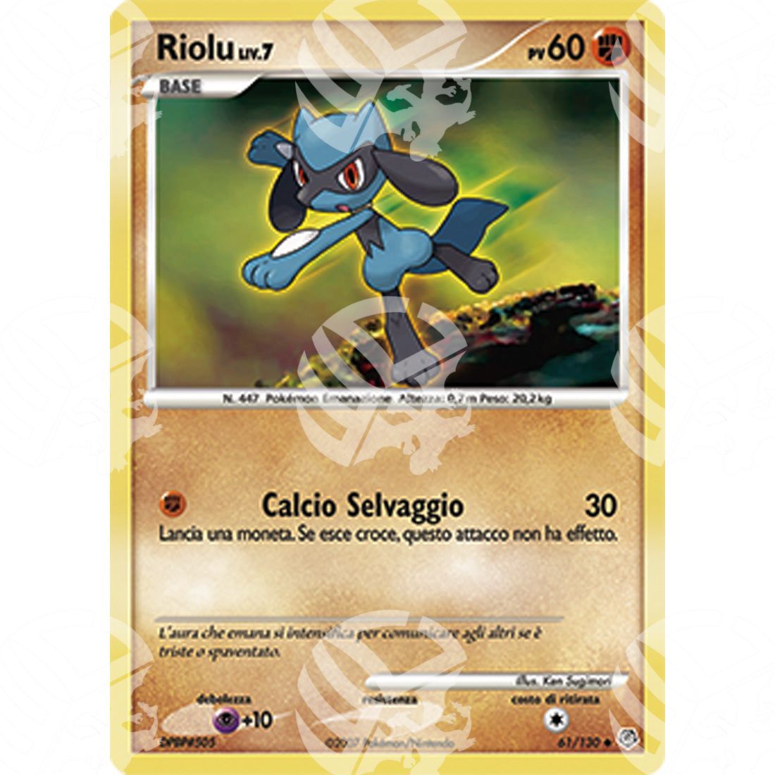 Diamante e Perla - Riolu Lv.7 - 61/130 - Warcard - Diamante e Perla - Riolu Lv.7 - 61/130 i prezzi più bassi sul mercato, solo da www.warcardshop.com! Carte singole, box, buste e mazzi.