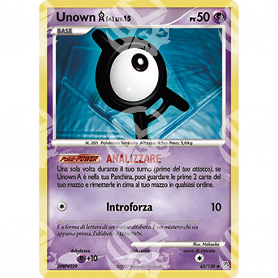 Diamante e Perla - Unown A Lv.15 - 65/130 - Warcard - Diamante e Perla - Unown A Lv.15 - 65/130 i prezzi più bassi sul mercato, solo da www.warcardshop.com! Carte singole, box, buste e mazzi.