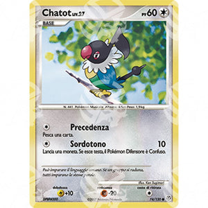 Diamante e Perla - Chatot Lv.27 - 74/130 - Warcard - Diamante e Perla - Chatot Lv.27 - 74/130 i prezzi più bassi sul mercato, solo da www.warcardshop.com! Carte singole, box, buste e mazzi.