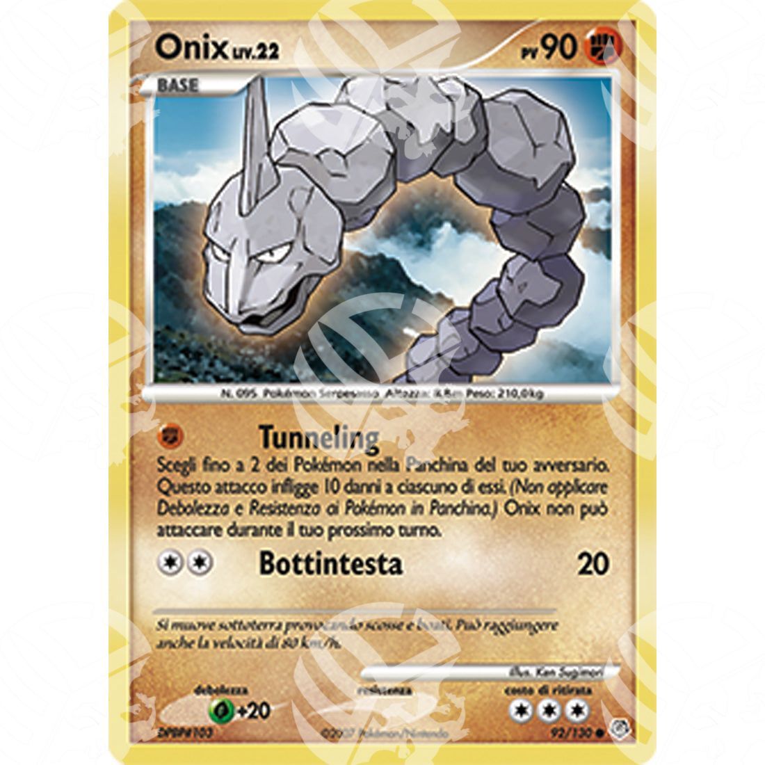 Diamante e Perla - Onix Lv.22 - 92/130 - Warcard - Diamante e Perla - Onix Lv.22 - 92/130 i prezzi più bassi sul mercato, solo da www.warcardshop.com! Carte singole, box, buste e mazzi.