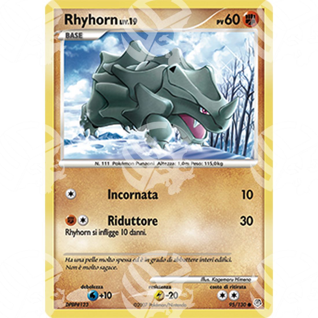 Diamante e Perla - Rhyhorn Lv.19 - 95/130 - Warcard - Diamante e Perla - Rhyhorn Lv.19 - 95/130 i prezzi più bassi sul mercato, solo da www.warcardshop.com! Carte singole, box, buste e mazzi.