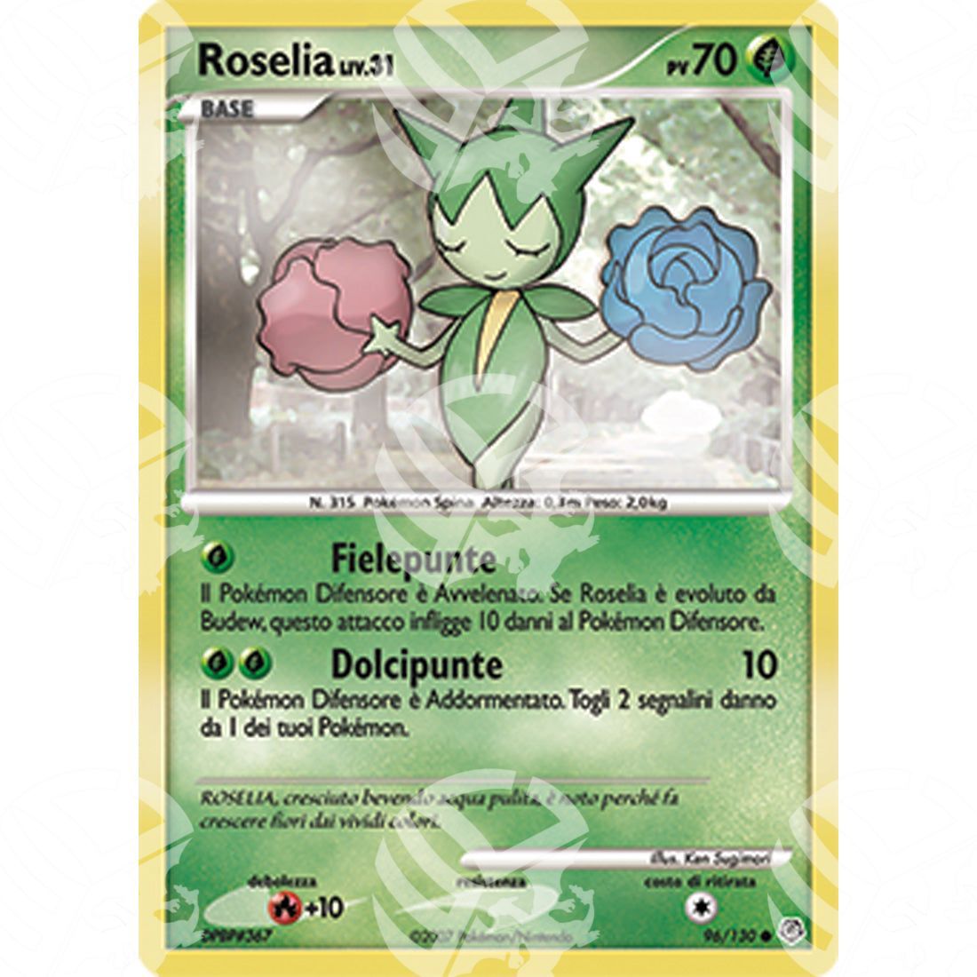 Diamante e Perla - Roselia Lv.31 - 96/130 - Warcard - Diamante e Perla - Roselia Lv.31 - 96/130 i prezzi più bassi sul mercato, solo da www.warcardshop.com! Carte singole, box, buste e mazzi.