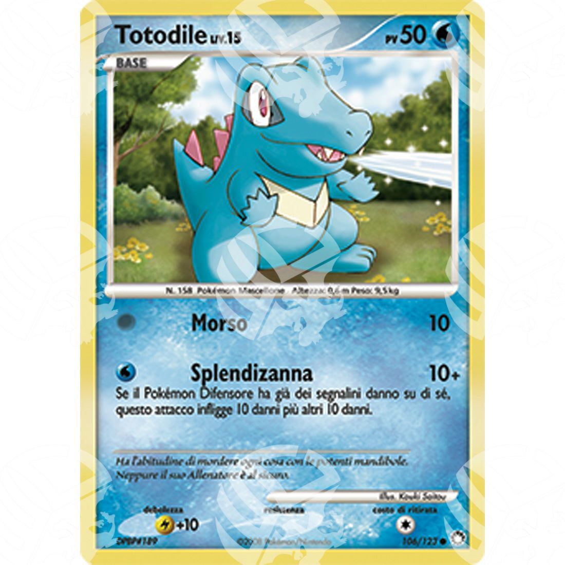 Tesori Misteriosi - Totodile - 106/123 - Warcard - Tesori Misteriosi - Totodile - 106/123 i prezzi più bassi sul mercato, solo da www.warcardshop.com! Carte singole, box, buste e mazzi.