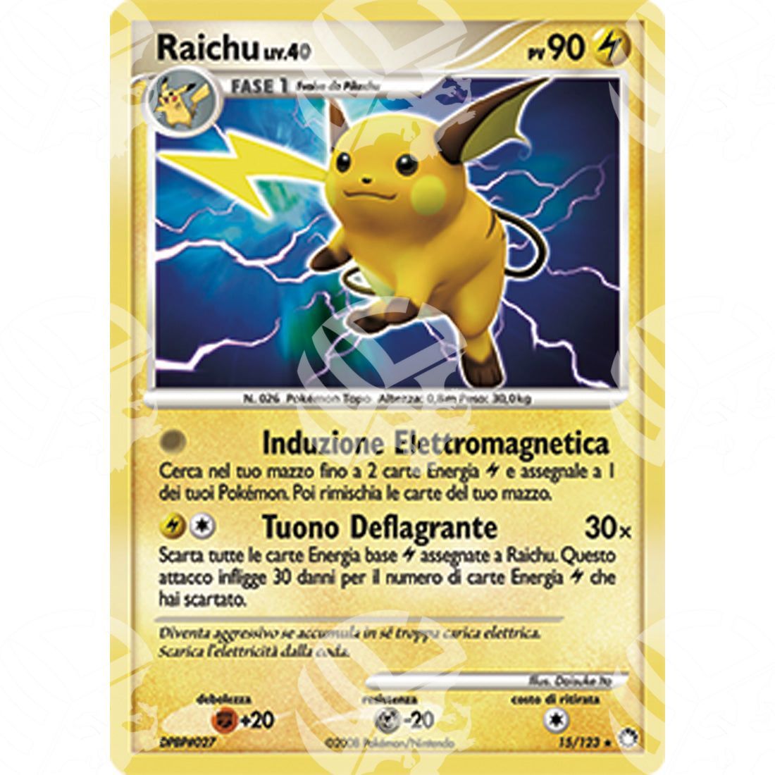 Tesori Misteriosi - Raichu - Holo Rare 15/123 - Warcard - Tesori Misteriosi - Raichu - Holo Rare 15/123 i prezzi più bassi sul mercato, solo da www.warcardshop.com! Carte singole, box, buste e mazzi.