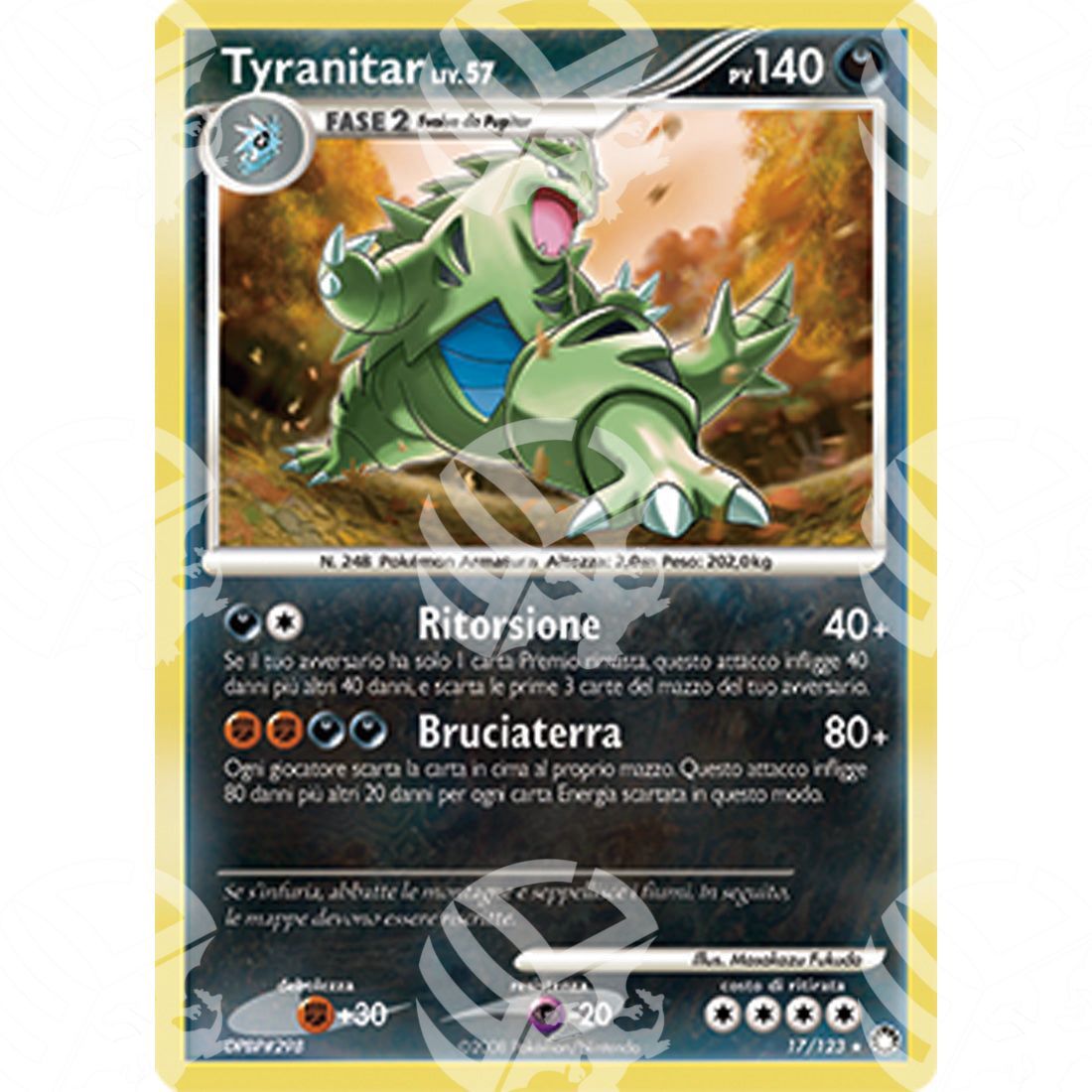 Tesori Misteriosi - Tyranitar - Holo Rare 17/123 - Warcard - Tesori Misteriosi - Tyranitar - Holo Rare 17/123 i prezzi più bassi sul mercato, solo da www.warcardshop.com! Carte singole, box, buste e mazzi.