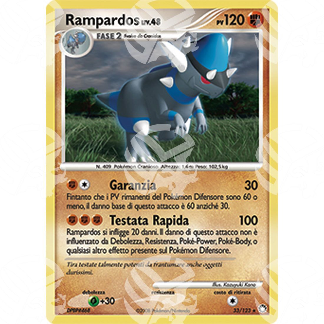 Tesori Misteriosi - Rampardos - 33/123 - Warcard - Tesori Misteriosi - Rampardos - 33/123 i prezzi più bassi sul mercato, solo da www.warcardshop.com! Carte singole, box, buste e mazzi.