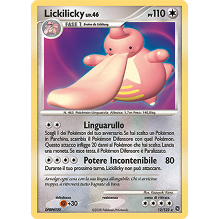 Prodigi Segreti - Lickilicky Lv.46 - Holo Rare 12/132 - Warcard - Prodigi Segreti - Lickilicky Lv.46 - Holo Rare 12/132 i prezzi più bassi sul mercato, solo da www.warcardshop.com! Carte singole, box, buste e mazzi.