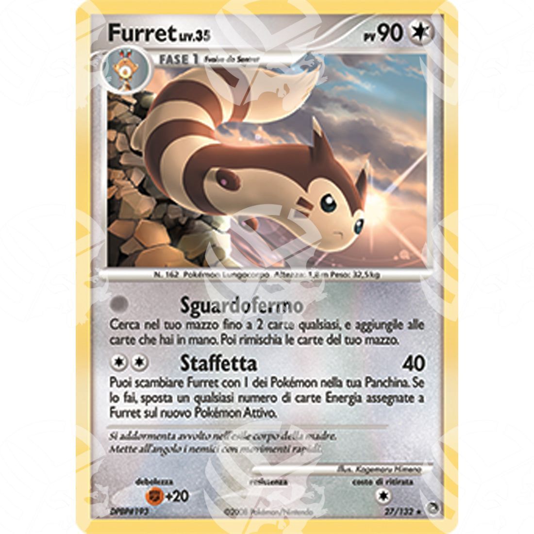 Prodigi Segreti - Furret Lv.35 - 27/132 - Warcard - Prodigi Segreti - Furret Lv.35 - 27/132 i prezzi più bassi sul mercato, solo da www.warcardshop.com! Carte singole, box, buste e mazzi.