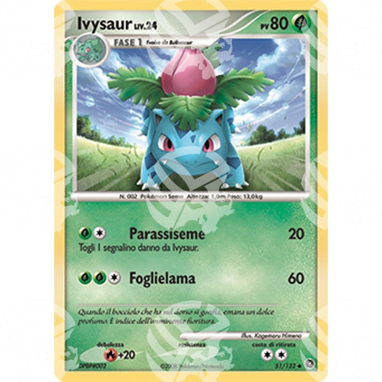 Prodigi Segreti - Ivysaur Lv.24 - 51/132 - Warcard - Prodigi Segreti - Ivysaur Lv.24 - 51/132 i prezzi più bassi sul mercato, solo da www.warcardshop.com! Carte singole, box, buste e mazzi.