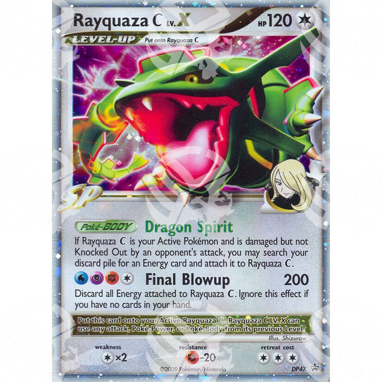 Black Star Promos - DP - Rayquaza Pokémon C LV.X - Holo Promo DP47 - Warcard - Black Star Promos - DP - Rayquaza Pokémon C LV.X - Holo Promo DP47 i prezzi più bassi sul mercato, solo da www.warcardshop.com! Carte singole, box, buste e mazzi.