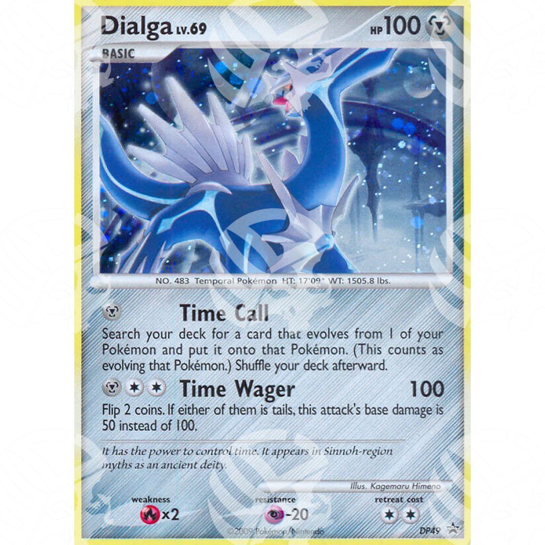 Black Star Promos - DP - Dialga - Holo Promo DP49 - Warcard - Black Star Promos - DP - Dialga - Holo Promo DP49 i prezzi più bassi sul mercato, solo da www.warcardshop.com! Carte singole, box, buste e mazzi.