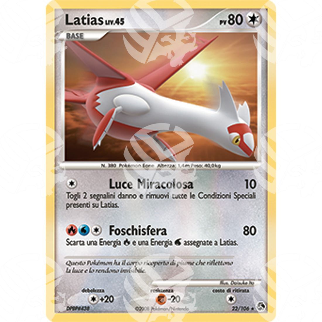 Incontri Leggendari - Latias - 22/106 - Warcard - Incontri Leggendari - Latias - 22/106 i prezzi più bassi sul mercato, solo da www.warcardshop.com! Carte singole, box, buste e mazzi.