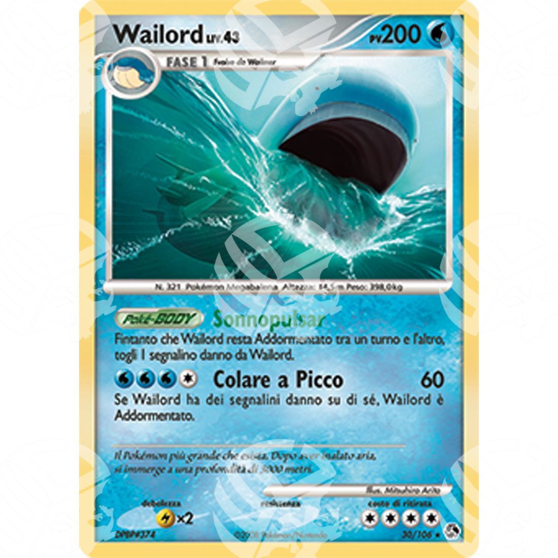 Incontri Leggendari - Wailord - 30/106 - Warcard - Incontri Leggendari - Wailord - 30/106 i prezzi più bassi sul mercato, solo da www.warcardshop.com! Carte singole, box, buste e mazzi.