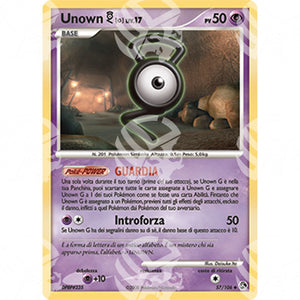 Incontri Leggendari - Unown G - 57/106 - Warcard - Incontri Leggendari - Unown G - 57/106 i prezzi più bassi sul mercato, solo da www.warcardshop.com! Carte singole, box, buste e mazzi.