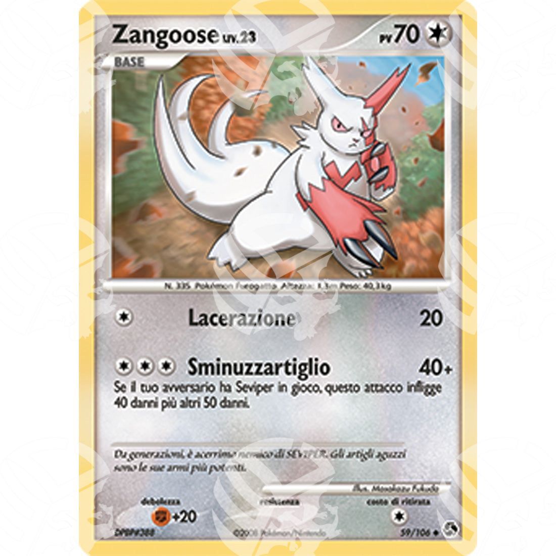 Incontri Leggendari - Zangoose - 59/106 - Warcard - Incontri Leggendari - Zangoose - 59/106 i prezzi più bassi sul mercato, solo da www.warcardshop.com! Carte singole, box, buste e mazzi.