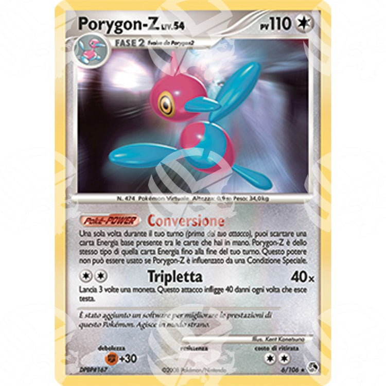 Incontri Leggendari - Porygon-Z - Holo Rare 6/106 - Warcard - Incontri Leggendari - Porygon-Z - Holo Rare 6/106 i prezzi più bassi sul mercato, solo da www.warcardshop.com! Carte singole, box, buste e mazzi.