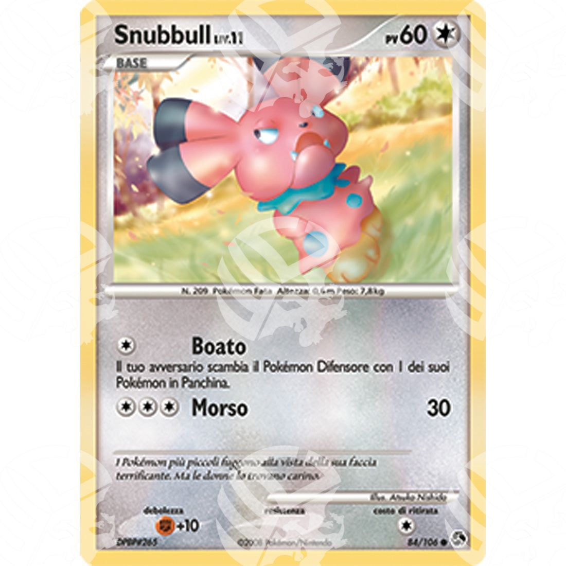 Incontri Leggendari - Snubbull - 84/106 - Warcard - Incontri Leggendari - Snubbull - 84/106 i prezzi più bassi sul mercato, solo da www.warcardshop.com! Carte singole, box, buste e mazzi.