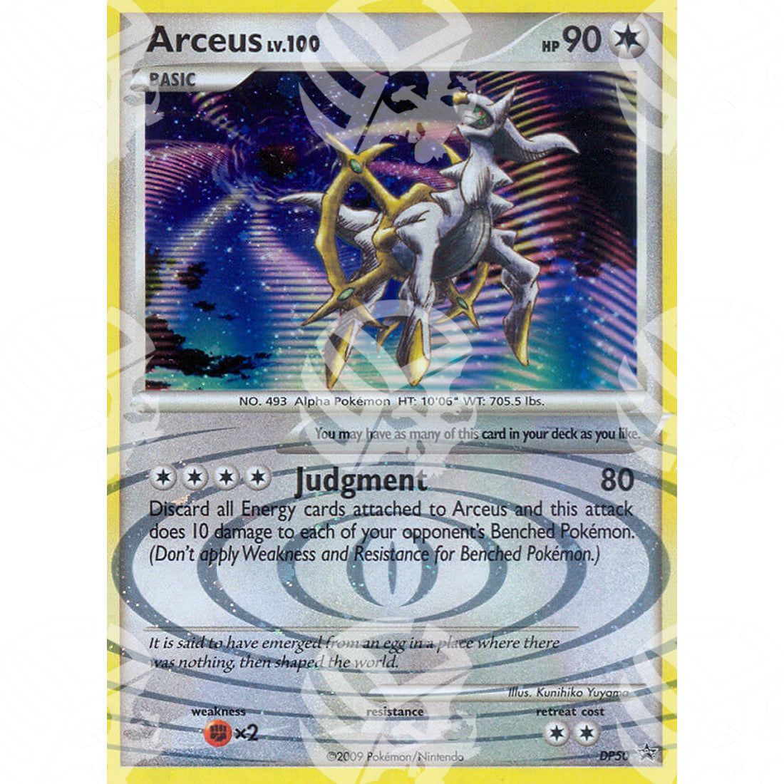 Black Star Promos - DP - Arceus - Holo Promo DP50 - Warcard - Black Star Promos - DP - Arceus - Holo Promo DP50 i prezzi più bassi sul mercato, solo da www.warcardshop.com! Carte singole, box, buste e mazzi.