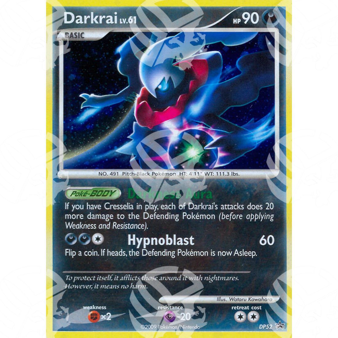 Black Star Promos - DP - Darkrai - Holo Promo DP52 - Warcard - Black Star Promos - DP - Darkrai - Holo Promo DP52 i prezzi più bassi sul mercato, solo da www.warcardshop.com! Carte singole, box, buste e mazzi.