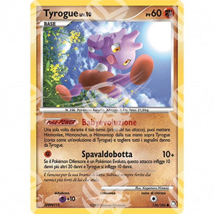 Il Risveglio dei Miti - Tyrogue Lv.10 - 126/146 - Warcard - Il Risveglio dei Miti - Tyrogue Lv.10 - 126/146 i prezzi più bassi sul mercato, solo da www.warcardshop.com! Carte singole, box, buste e mazzi.