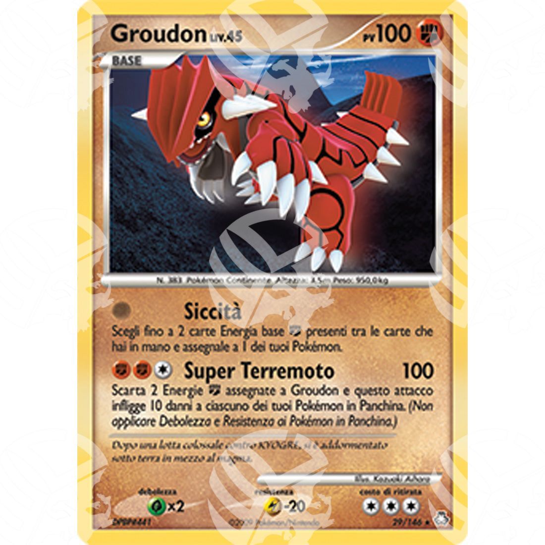 Il Risveglio dei Miti - Groudon Lv.45 - 29/146 - Warcard - Il Risveglio dei Miti - Groudon Lv.45 - 29/146 i prezzi più bassi sul mercato, solo da www.warcardshop.com! Carte singole, box, buste e mazzi.