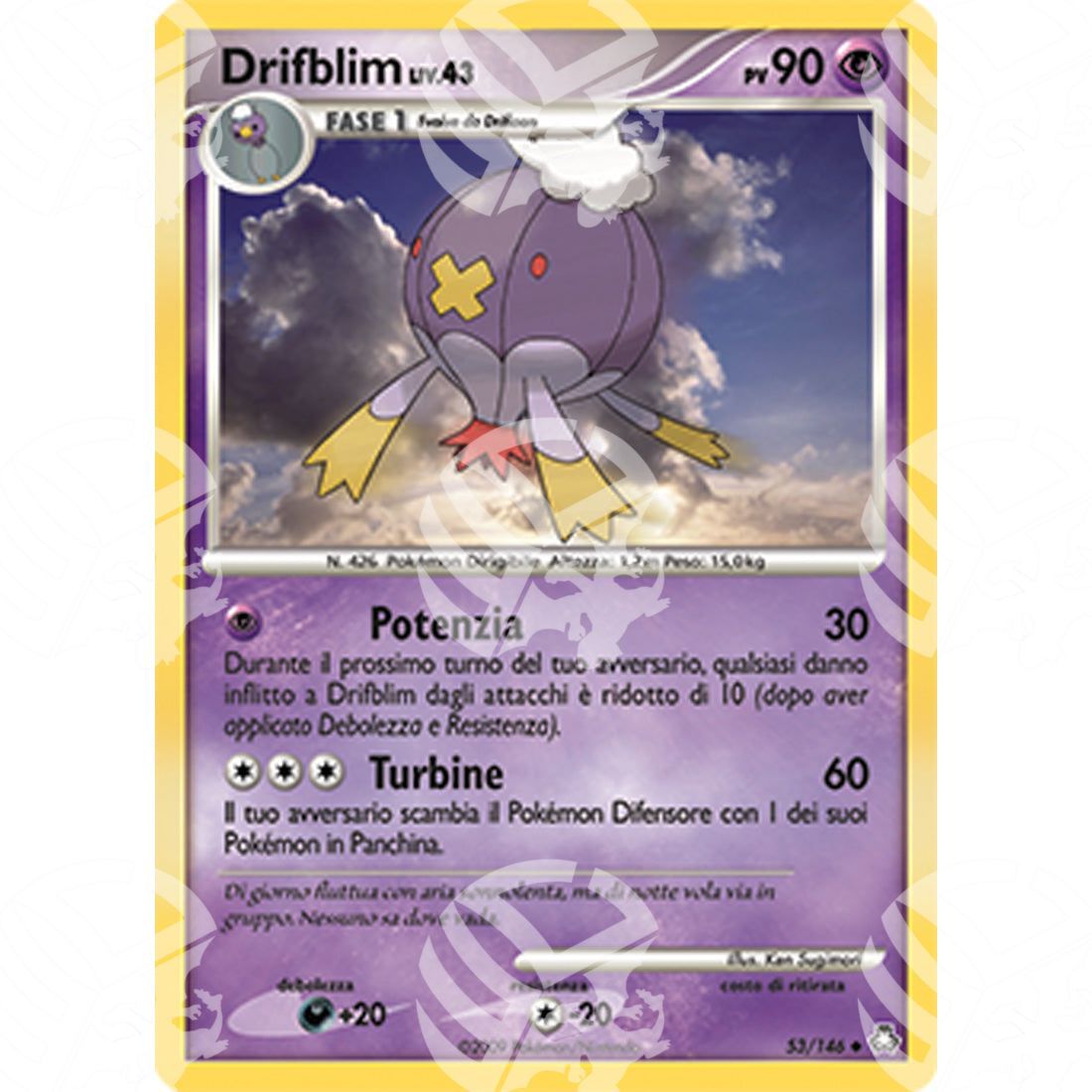 Il Risveglio dei Miti - Drifblim Lv.43 - 53/146 - Warcard - Il Risveglio dei Miti - Drifblim Lv.43 - 53/146 i prezzi più bassi sul mercato, solo da www.warcardshop.com! Carte singole, box, buste e mazzi.