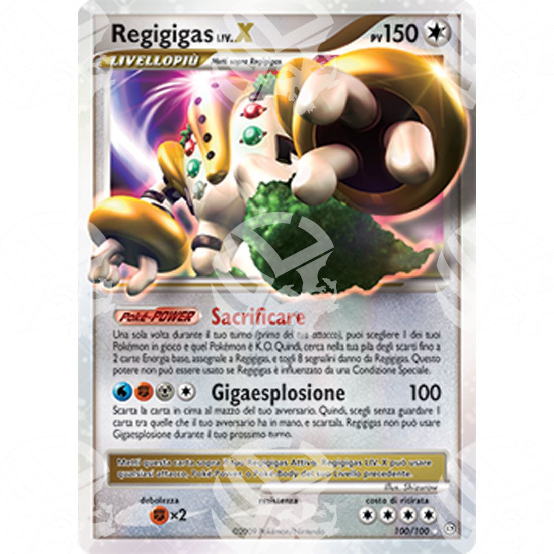 Fronte di Tempesta - Regigigas LV.X - Holo Rare 100/100 - Warcard - Fronte di Tempesta - Regigigas LV.X - Holo Rare 100/100 i prezzi più bassi sul mercato, solo da www.warcardshop.com! Carte singole, box, buste e mazzi.