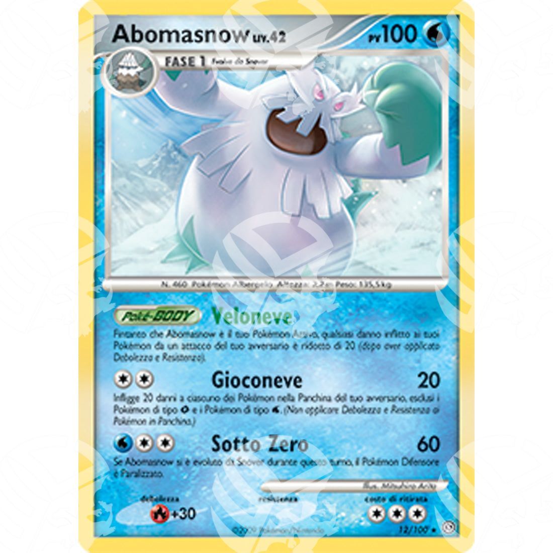 Fronte di Tempesta - Abomasnow - 12/100 - Warcard - Fronte di Tempesta - Abomasnow - 12/100 i prezzi più bassi sul mercato, solo da www.warcardshop.com! Carte singole, box, buste e mazzi.