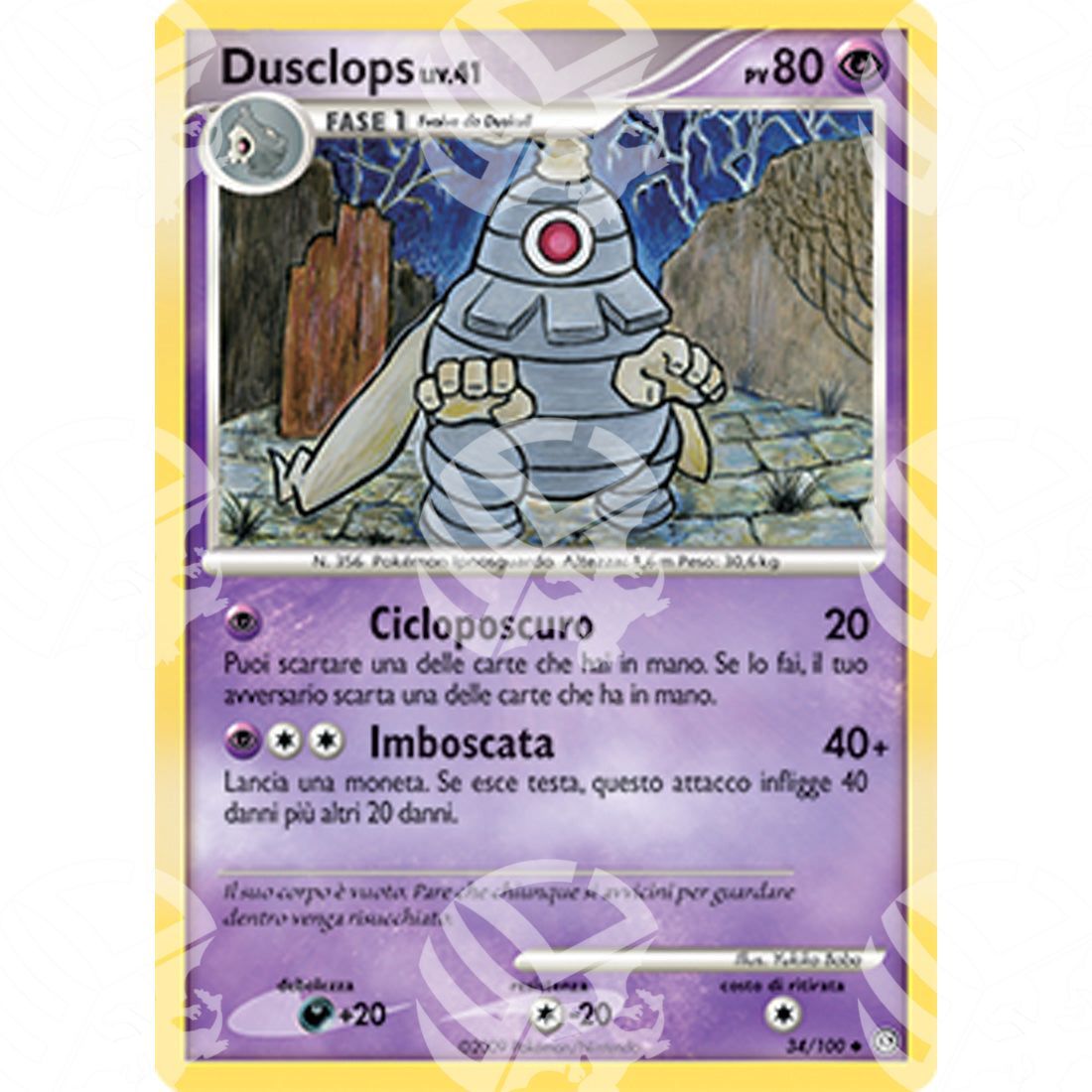 Fronte di Tempesta - Dusclops - 34/100 - Warcard - Fronte di Tempesta - Dusclops - 34/100 i prezzi più bassi sul mercato, solo da www.warcardshop.com! Carte singole, box, buste e mazzi.