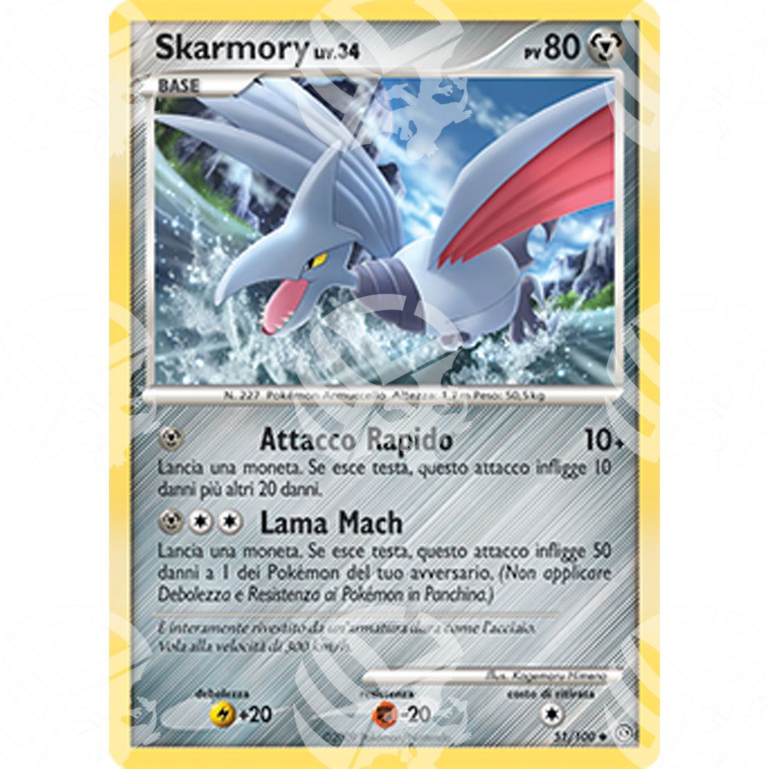 Fronte di Tempesta - Skarmory - 51/100 - Warcard - Fronte di Tempesta - Skarmory - 51/100 i prezzi più bassi sul mercato, solo da www.warcardshop.com! Carte singole, box, buste e mazzi.