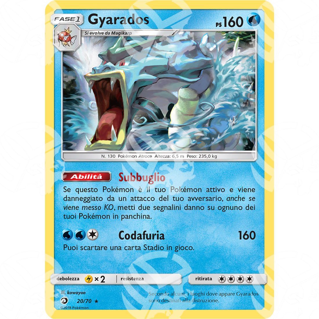 Trionfo dei Draghi - Gyarados - Holo Rare 20/70 - Warcard - Trionfo dei Draghi - Gyarados - Holo Rare 20/70 i prezzi più bassi sul mercato, solo da www.warcardshop.com! Carte singole, box, buste e mazzi.