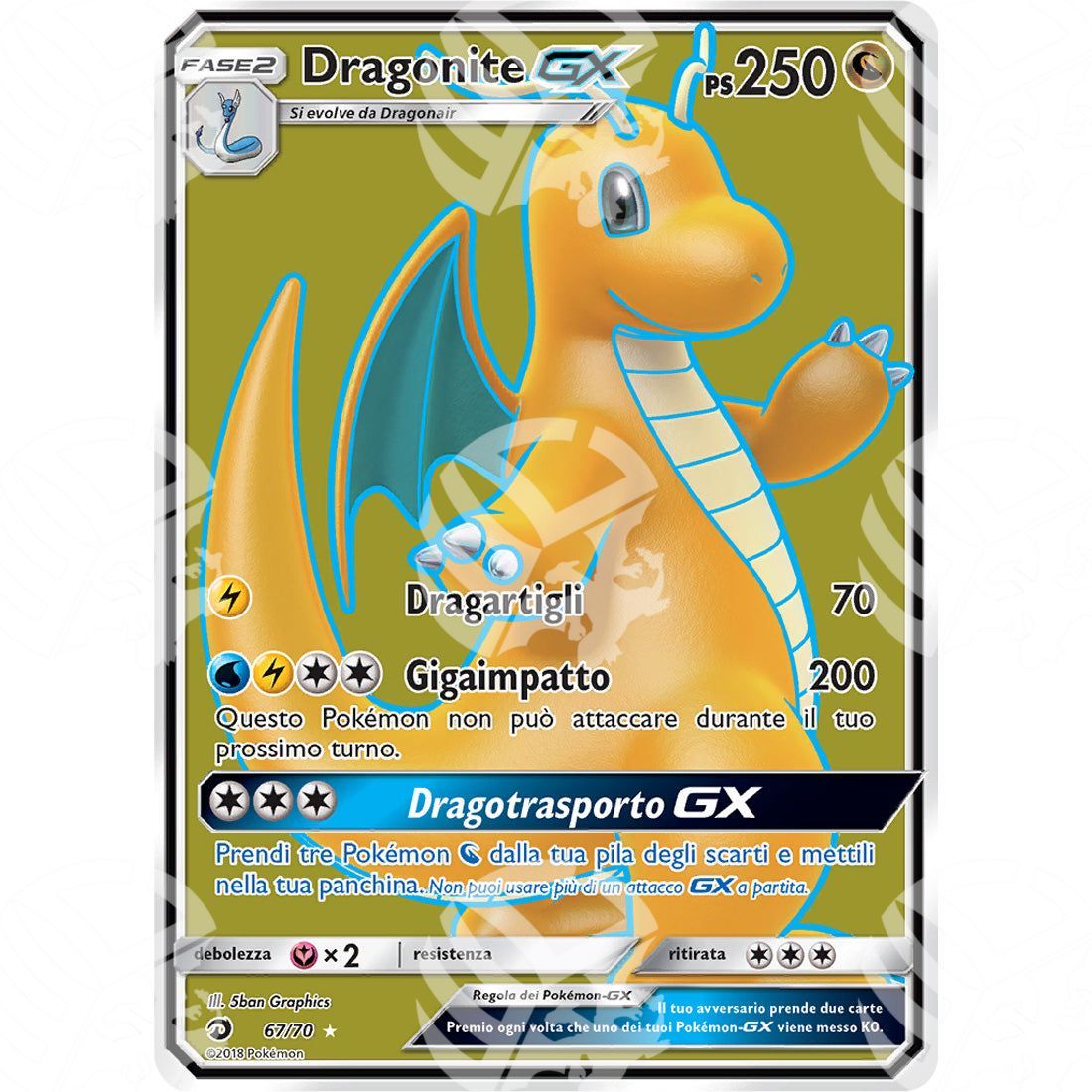 Trionfo dei Draghi - Dragonite GX - Ultra Rare 67/70 - Warcard - Trionfo dei Draghi - Dragonite GX - Ultra Rare 67/70 i prezzi più bassi sul mercato, solo da www.warcardshop.com! Carte singole, box, buste e mazzi.