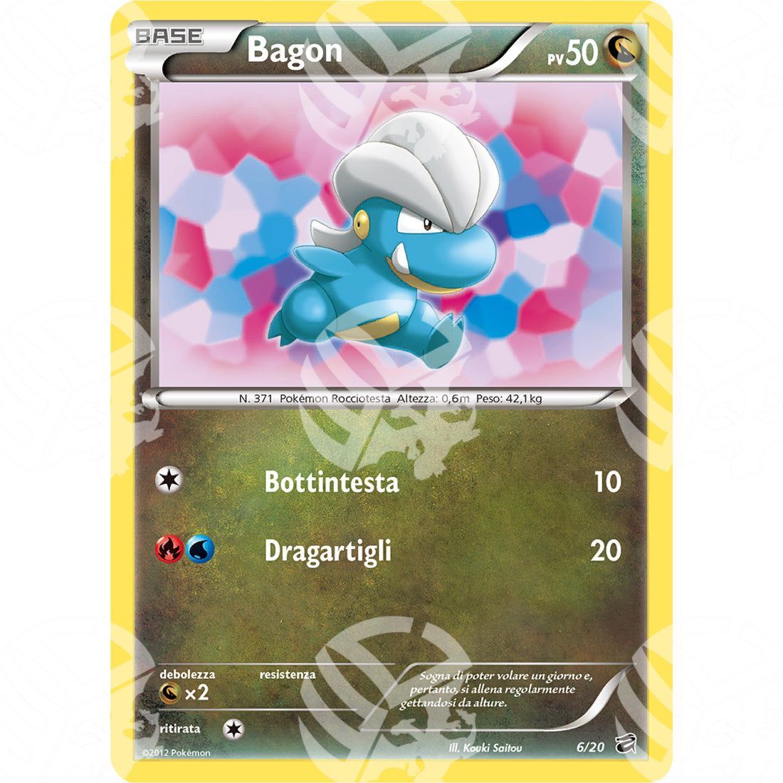 Tesoro dei Draghi - Bagon - Holo Promo 6/20 - Warcard - Tesoro dei Draghi - Bagon - Holo Promo 6/20 i prezzi più bassi sul mercato, solo da www.warcardshop.com! Carte singole, box, buste e mazzi.