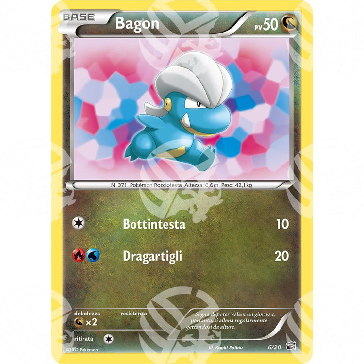 Tesoro dei Draghi - Bagon - Holo Promo 6/20 - Warcard - Tesoro dei Draghi - Bagon - Holo Promo 6/20 i prezzi più bassi sul mercato, solo da www.warcardshop.com! Carte singole, box, buste e mazzi.