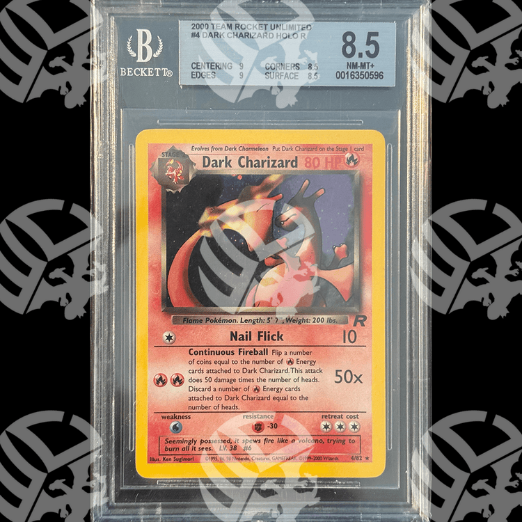 Dark Charizard Holo Team Rocket - BGS 8,5 - Warcard - Gradate i prezzi più bassi sul mercato, solo da www.warcardshop.com! Carte singole, box, buste e mazzi.