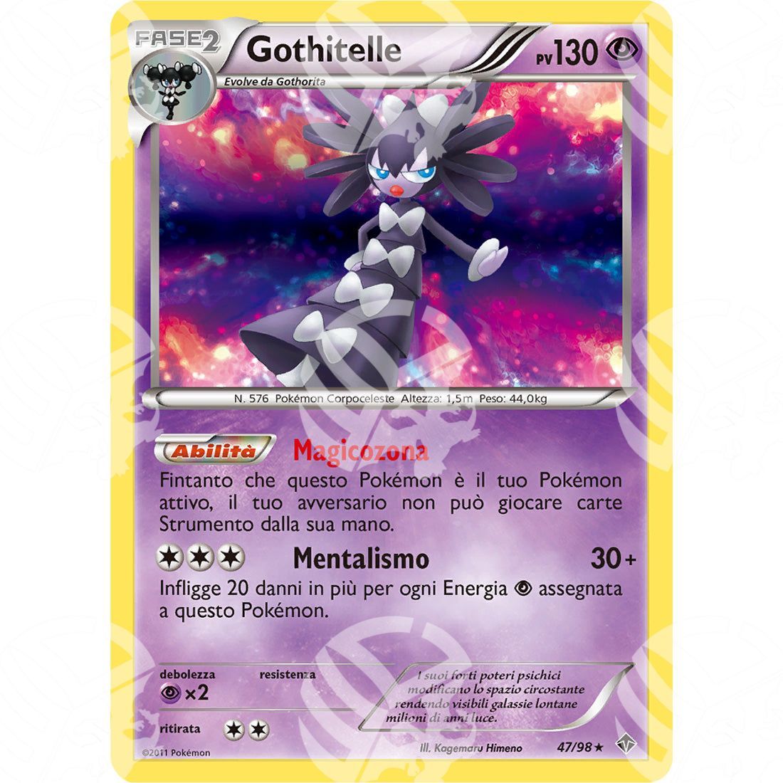 Nuove Forze - Gothitelle - Holo Rare 47/98 - Warcard - Nuove Forze - Gothitelle - Holo Rare 47/98 i prezzi più bassi sul mercato, solo da www.warcardshop.com! Carte singole, box, buste e mazzi.