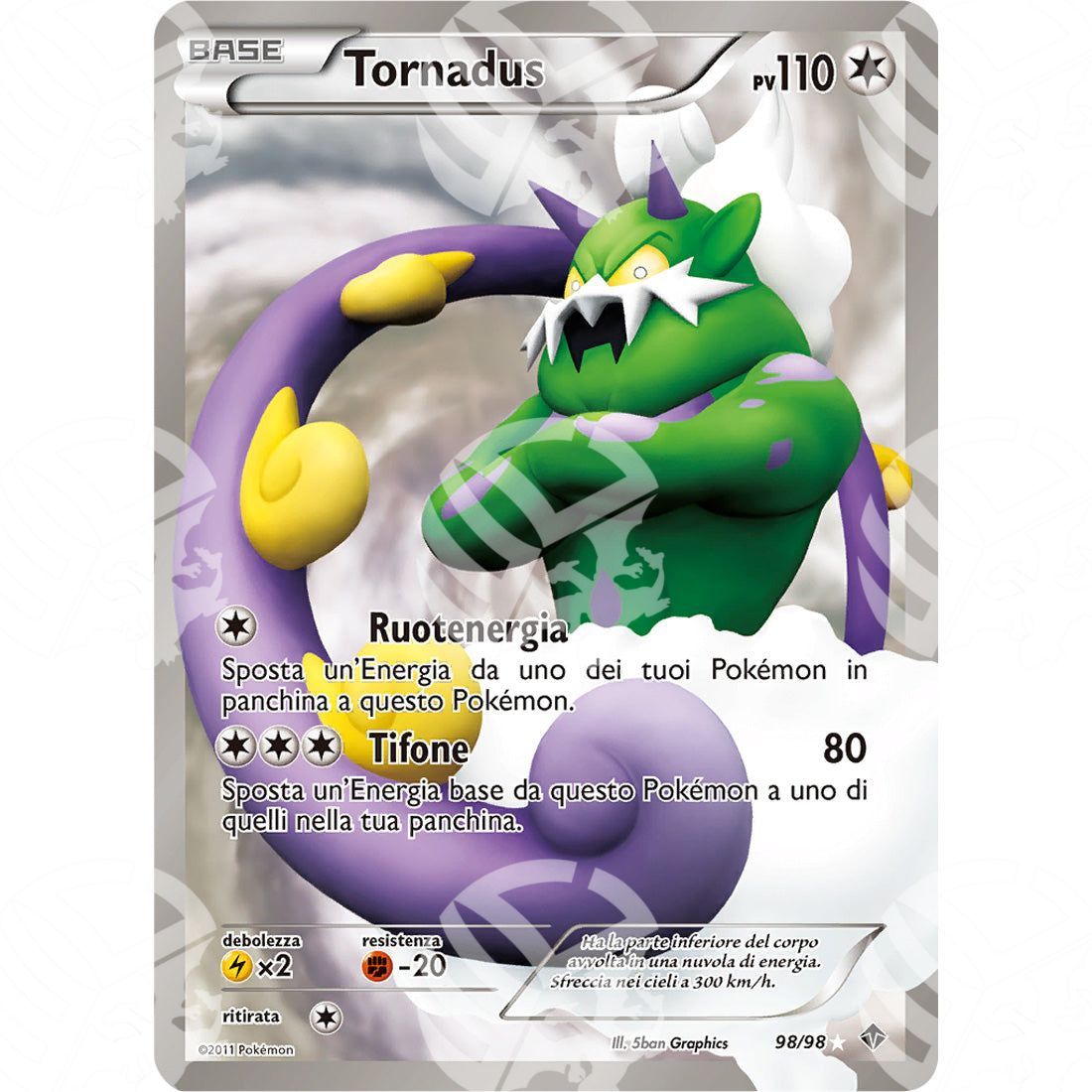 Nuove Forze - Tornadus - Ultra Rare 98/98 - Warcard - Nuove Forze - Tornadus - Ultra Rare 98/98 i prezzi più bassi sul mercato, solo da www.warcardshop.com! Carte singole, box, buste e mazzi.