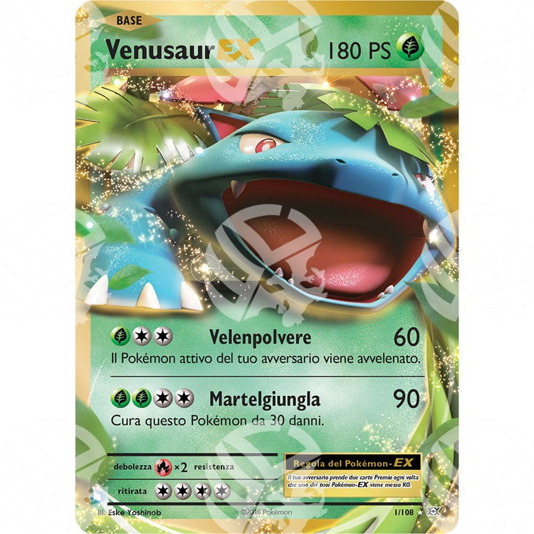 Evoluzioni - Venusaur EX - Holo Rare 1/108 - Warcard - Evoluzioni - Venusaur EX - Holo Rare 1/108 i prezzi più bassi sul mercato, solo da www.warcardshop.com! Carte singole, box, buste e mazzi.